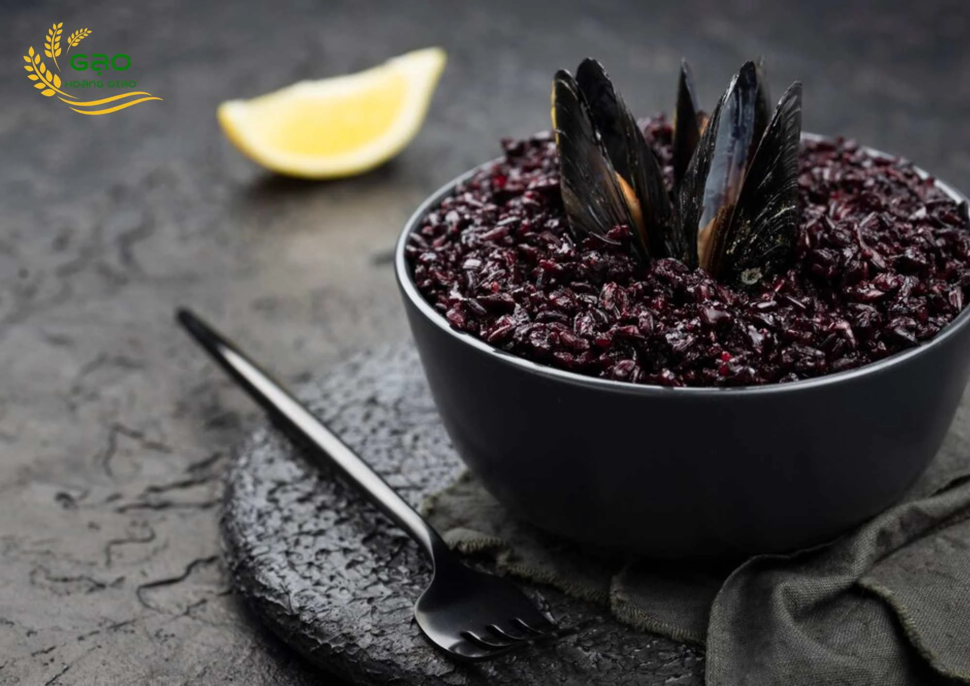 gạo lứt tím than